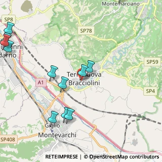 Mappa Via San Tito angolo, 52028 Terranuova Bracciolini AR, Italia (2.865)