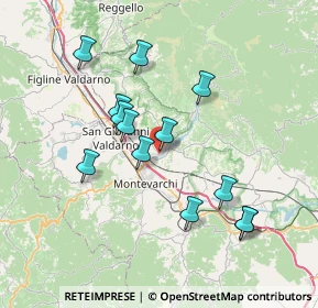 Mappa Via San Tito angolo, 52028 Terranuova Bracciolini AR, Italia (7.06077)