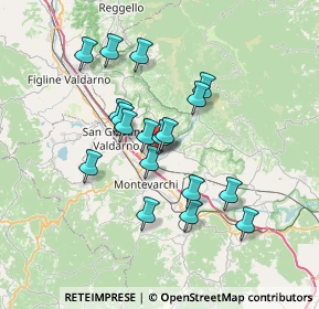 Mappa Via San Tito angolo, 52028 Terranuova Bracciolini AR, Italia (6.20333)