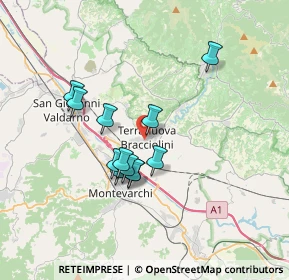 Mappa Via XXII Luglio, 52028 Terranuova Bracciolini AR, Italia (2.9575)
