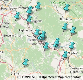 Mappa Via XXII Luglio, 52028 Terranuova Bracciolini AR, Italia (15.765)