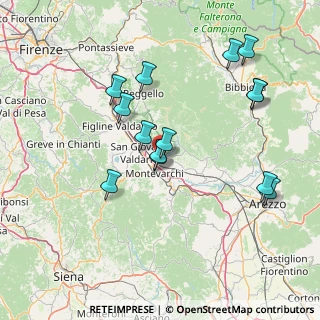 Mappa Via XXII Luglio, 52028 Terranuova Bracciolini AR, Italia (15.54286)