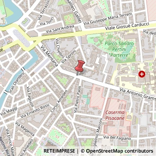 Mappa Via Antonio Gramsci,  2, 57125 Livorno, Livorno (Toscana)