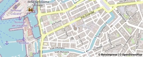Mappa Livorno