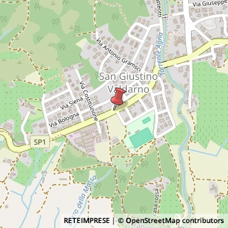 Mappa Via Grassina, 9, 52024 Loro Ciuffenna, Arezzo (Toscana)