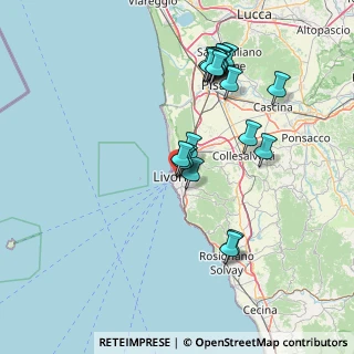 Mappa Via Buontalenti, 57123 Livorno LI, Italia (15.0695)