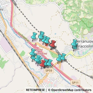 Mappa Via V strada Poggilupi, 52028 Terranuova Bracciolini AR, Italia (0.769)