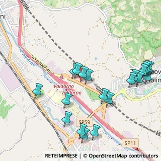 Mappa Via V strada Poggilupi, 52028 Terranuova Bracciolini AR, Italia (1.211)