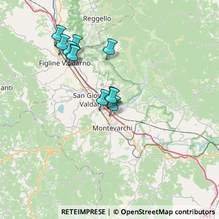 Mappa Via Poggilupi, 52028 Terranuova Bracciolini AR, Italia (6.96727)