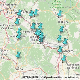 Mappa Via V strada Poggilupi, 52028 Terranuova Bracciolini AR, Italia (16.2335)