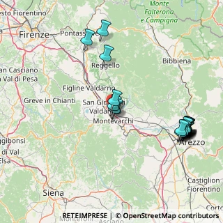 Mappa Via V strada Poggilupi, 52028 Terranuova Bracciolini AR, Italia (18.962)