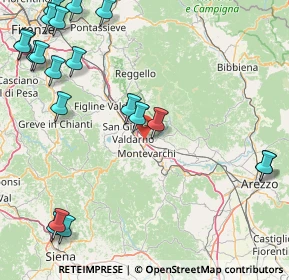Mappa Via V strada Poggilupi, 52028 Terranuova Bracciolini AR, Italia (24.861)