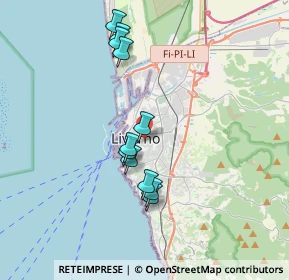 Mappa Via del Platano, 57125 Livorno LI, Italia (3.39)