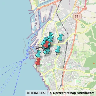 Mappa Via Bernardetto Borromei, 57125 Livorno LI, Italia (0.73214)
