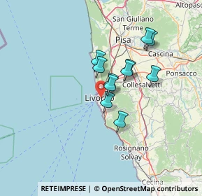 Mappa Via del Platano, 57125 Livorno LI, Italia (10.09545)
