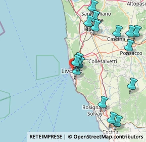 Mappa Via dei Mulini, 57125 Livorno LI, Italia (18.9675)