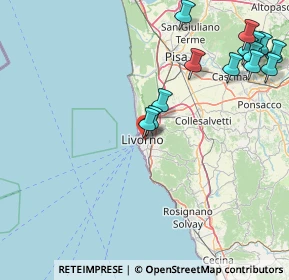 Mappa Via Bernardetto Borromei, 57125 Livorno LI, Italia (21.40429)