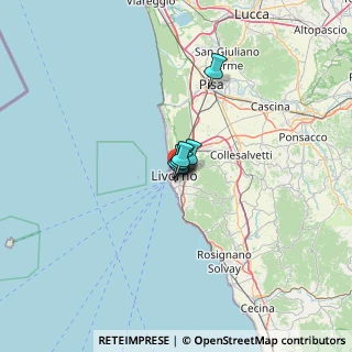 Mappa Via del Platano, 57125 Livorno LI, Italia (24.35091)