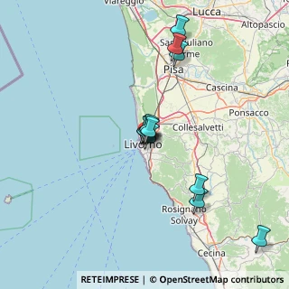 Mappa Via del Platano, 57125 Livorno LI, Italia (12.42)