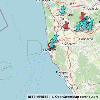 Mappa Via dei Mulini, 57125 Livorno LI, Italia (21.40429)