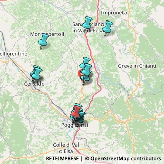 Mappa Strada Spoiano, 50028 Tavarnelle Val di Pesa FI (7.66)
