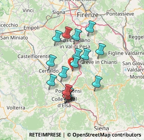 Mappa Strada Spoiano, 50028 Tavarnelle Val di Pesa FI (11.39)