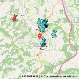 Mappa Strada Spoiano, 50021 Barberino Val D'elsa FI, Italia (1.301)