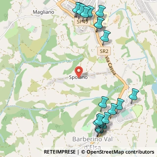 Mappa Strada Spoiano, 50028 Tavarnelle Val di Pesa FI (0.775)