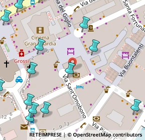 Mappa Via Sant'Omobono, 57123 Livorno LI, Italia (0.118)