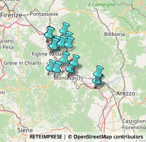 Mappa Via San Giorgio, 52028 Terranuova Bracciolini AR, Italia (10.16778)