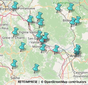 Mappa Via San Giorgio, 52028 Terranuova Bracciolini AR, Italia (18.7105)