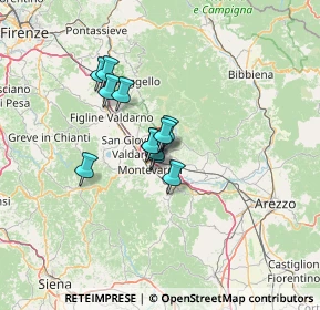 Mappa Via San Giorgio, 52028 Terranuova Bracciolini AR, Italia (8.52)