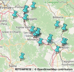 Mappa Via San Giorgio, 52028 Terranuova Bracciolini AR, Italia (15.6295)