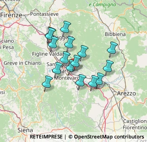 Mappa Via San Giorgio, 52028 Terranuova Bracciolini AR, Italia (10.75063)