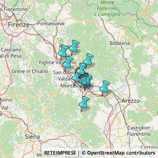 Mappa Via San Giorgio, 52028 Terranuova Bracciolini AR, Italia (6.9)