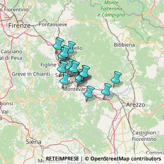 Mappa Via San Giorgio, 52028 Terranuova Bracciolini AR, Italia (8.39647)