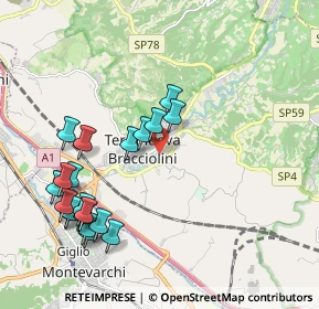 Mappa Via San Giorgio, 52028 Terranuova Bracciolini AR, Italia (2.26)