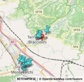 Mappa Via San Giorgio, 52028 Terranuova Bracciolini AR, Italia (2.17182)