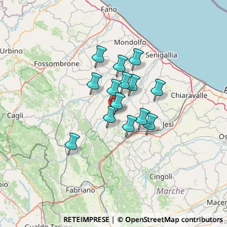 Mappa Via Chiocco, 60030 Serra De' Conti AN, Italia (9.67286)