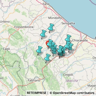 Mappa Via Chiocco, 60030 Serra De' Conti AN, Italia (9.50688)