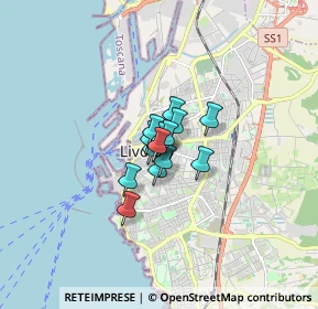 Mappa Scali Aurelio Saffi, 57123 Livorno LI, Italia (0.69286)