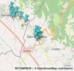 Mappa Via della Chiesa, 06016 San Giustino PG, Italia (1.84818)