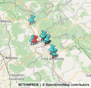 Mappa Via della Chiesa, 06016 San Giustino PG, Italia (6.98)