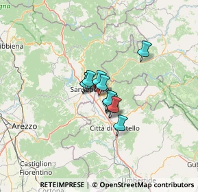 Mappa Via della Chiesa, 06016 San Giustino PG, Italia (6.83333)