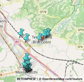 Mappa Via S. Tito, 52028 Terranuova Bracciolini AR, Italia (2.46842)