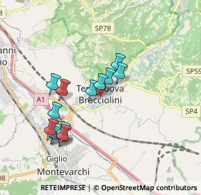 Mappa Via S. Tito, 52028 Terranuova Bracciolini AR, Italia (1.74571)