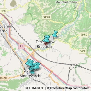 Mappa Via S. Tito, 52028 Terranuova Bracciolini AR, Italia (1.97091)