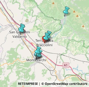 Mappa Via S. Tito, 52028 Terranuova Bracciolini AR, Italia (2.89273)