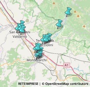 Mappa Via San Tito, 52028 Terranuova Bracciolini AR, Italia (3.13467)