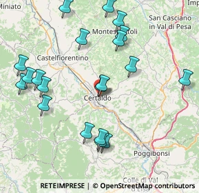 Mappa Via Valdracca, 50052 Certaldo FI, Italia (9.2065)